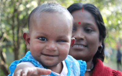 One year old Ajita gets to keep her vision